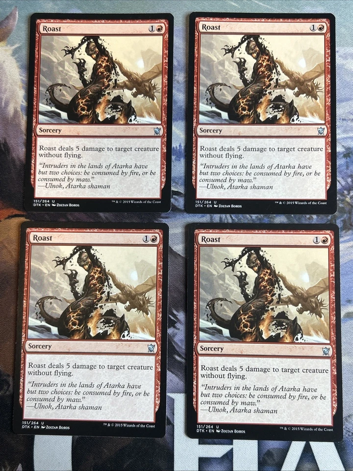 MTG Magic the Gathering Roast (151/272) 2015 Dragons of Tarkir X4 - Image 2 of 4