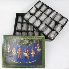 Berta Hummel 36 Piece Christmas Ornament Box Collection w COA's Original Box