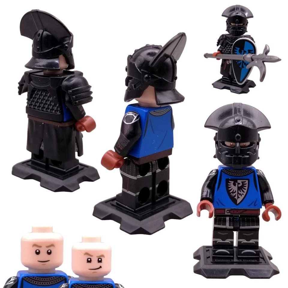 Figuren Set Haus Schwarzfalke V.4 - veredelte LEGO® Falkenritter Minifiguren - Bild 3 von 4