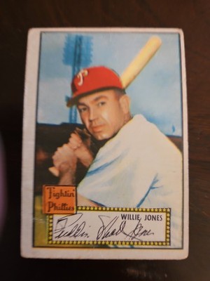 1952 Topps Set-Break # 47 Willie Jones VG-VGEX Corner Dings Philadelphia Phillie