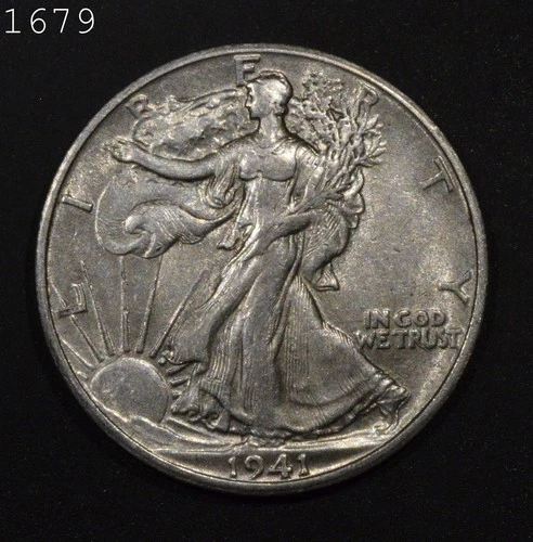 Photo of a 1941-S Walking Liberty Half Dollar from an eBay listing that sold on Jul 12, 2026