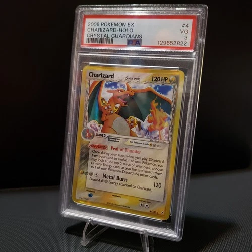 Charizard 4 Crystal Guardians PSA 3