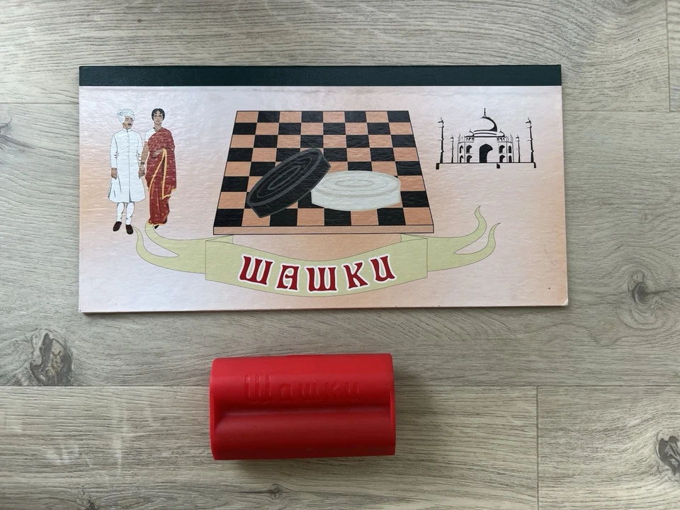 Checkers Game Set – Folding Board with White & Black Pieces - Image 2 of 4