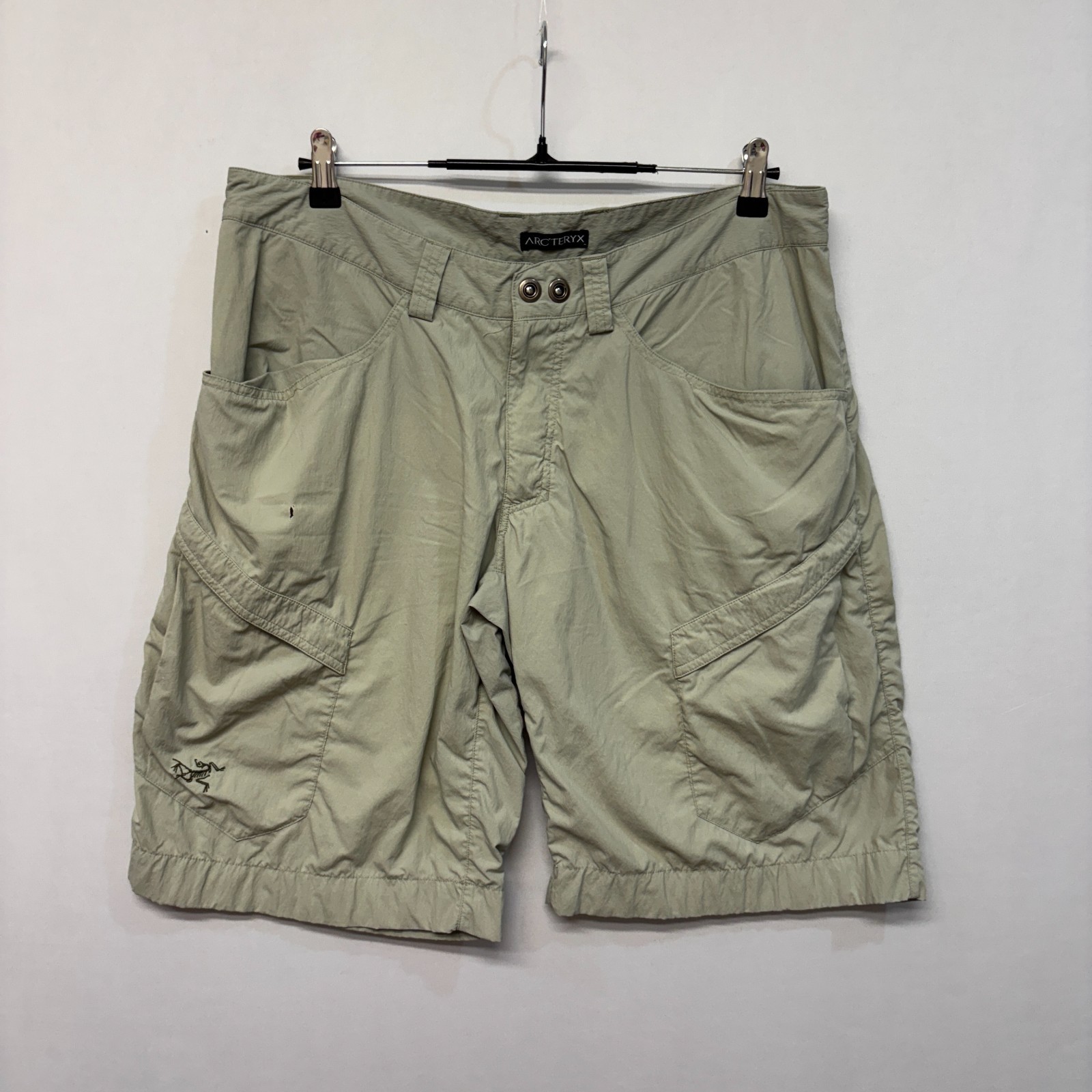 Arc'teryx Pantaloncini Uomo Cargo Outdoor Escursionismo Taglia 36 Beige D017 23