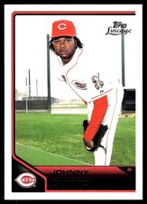 Johnny Cueto 2011 Topps Lineage #112 Reds MLB READ FREE SHIPPING AutographDen