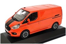 Vanguards 1/43 Scale VA15101 - Ford Transit Custom Sport SWB Van - Orange Glow