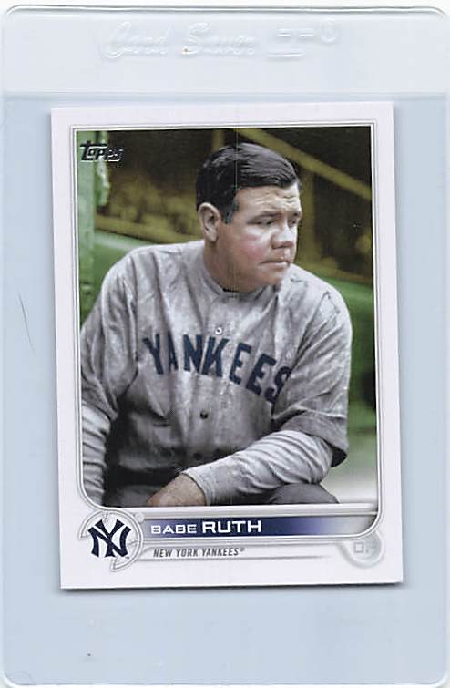 2022 Topps Update #US3 Babe Ruth SP Variation *7240
