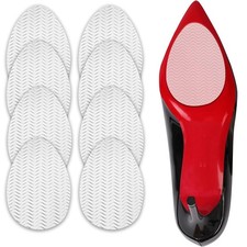 8PCS Clear Non Slip Shoe Pads Adhesive Anti Slip Shoe Grips Heel Protectors f...