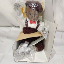 ASHTON DRAKE Porcelain African American Boy Doll 