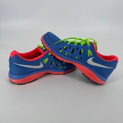 Nike Dual Fusion TR 2 Women's Shoes Blue Volt Pink 599564-400 Size 8.5