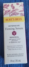 Burt s Bees Intensive Firming Serum Renewal w/ Retinol Alternative 1 floz,Sealed