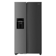 electriQ 513 Litre Side-by-Side American Fridge Freezer – Stainless  eiQ90PWDSBS