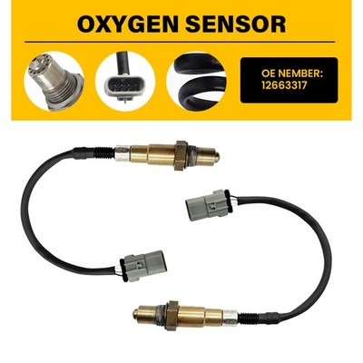 2x Oxygen Sensor Up+Down For Chevrolet Equinox Turbocharged 2018 19 20-2022 EAV