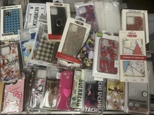 Mixed Lot of 25 Phone Cases Mostly iPhone Mixed Styles Bulk Wholesale