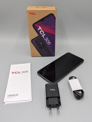 TCL 306 Dual-SIM 32GB Atlantic Blue Android Smartphone , NEU in OVP