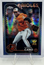 Yennier Cano 2024 Topps Chrome Baseball - Prism Refractor Rookie Card# 130