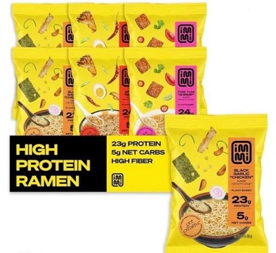 immi Ramen Variety Pack   Bold Flavors Better Noodles   High Protein Low Carb...
