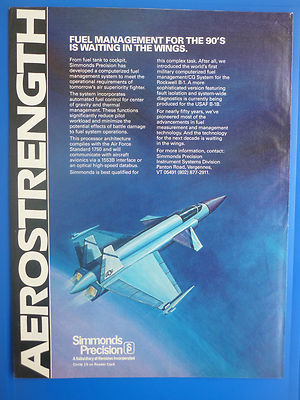 12/1987 PUB HERCULES AEROSPACE SIMMONDS PRECISION FUEL MANAGEMENT SYSTEM AD