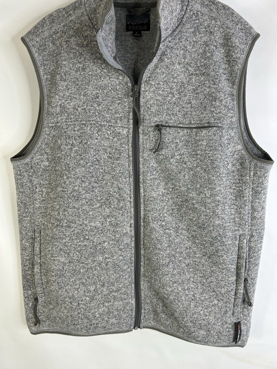 【J.Crew】NORDIC POLARTEC®Vest J. Crew Mens Large Nordic Vest in Polartec Jacket AD167 | eBay