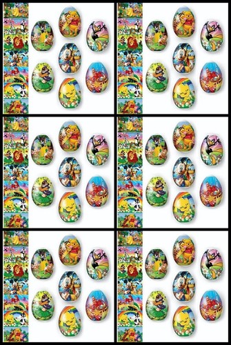 Ostereierverpackungen für 42 Hühnereier, 6 Hülsen, 7 Designs, Heat Shrink, Pysanka #58 - Bild 1 von 2