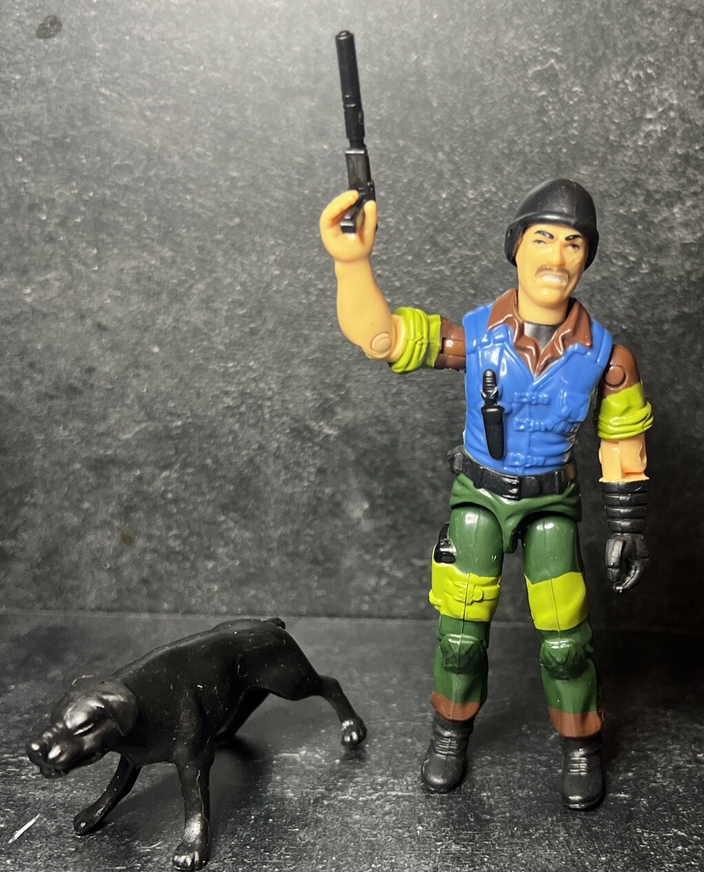 Vintage G.I. Joe Slaughter’s Marauders Mutt Loose Figure with Accessories