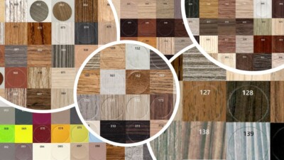 BLATT selbstklebende dekorative Schraubabdeckkappen - 250 Farben - Ø 14mm