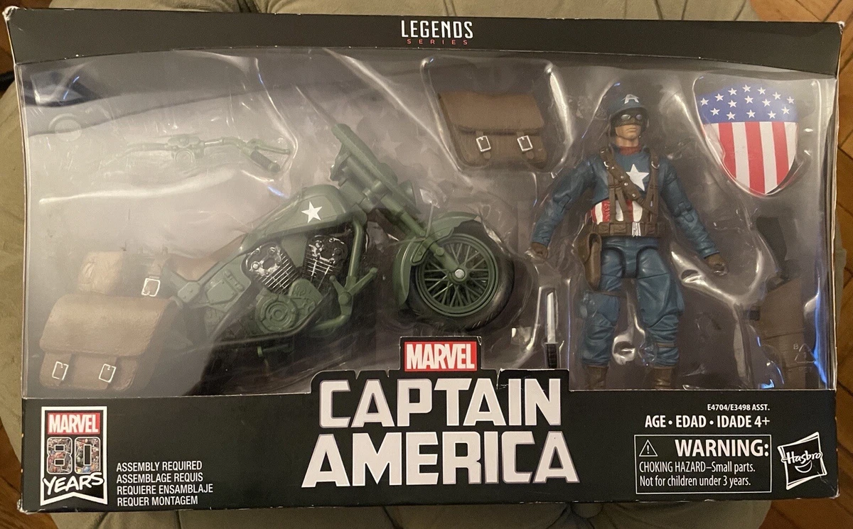 Marvel legends ww2 2024 captain america motorcycle
