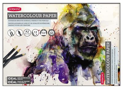 Derwent Aquarellblock 300 g/m² / 140 lb - A2 (ideal für Inktense & Artbar)