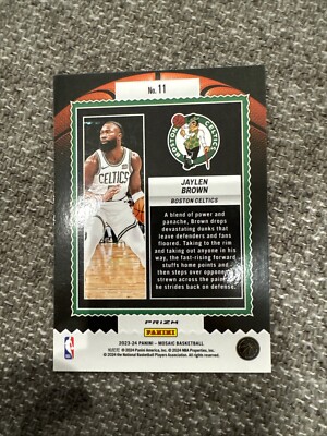 PANINI NBAカード PRIZM JAYLEN BROWN #44 送料無料 中古 IT1 NBA PANINI NBAカード PRIZM JAYLEN BROWN #44 中古 IT1 : 京都