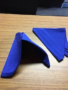 Cloth Dinner Napkins For Wedding Party, Catering, Restaurant use .6 per set