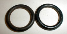 1 Pair Vintage Strombecker Dragster Front Slot Car Tires Original NOS 1/25 Big