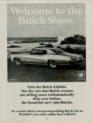 1969 Buick Riviera LeSabre Skylark Owners Keep Selling Them VINTAGE PRINT AD