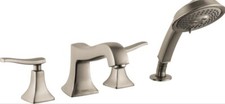 Hansgrohe 31314821 4-Hole Roman Tub Set Trim with 2.0 GPM Handshower