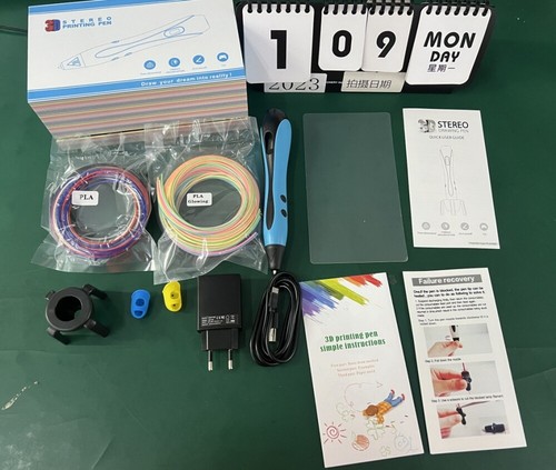 3D Stifte SET 1,75MM 12Farben 120ft PLA Filament ABS 3D Pen DIY Kinder Geschenk - Bild 24 von 55