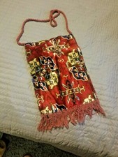 Vintage Morocco purse, colorful and soft 