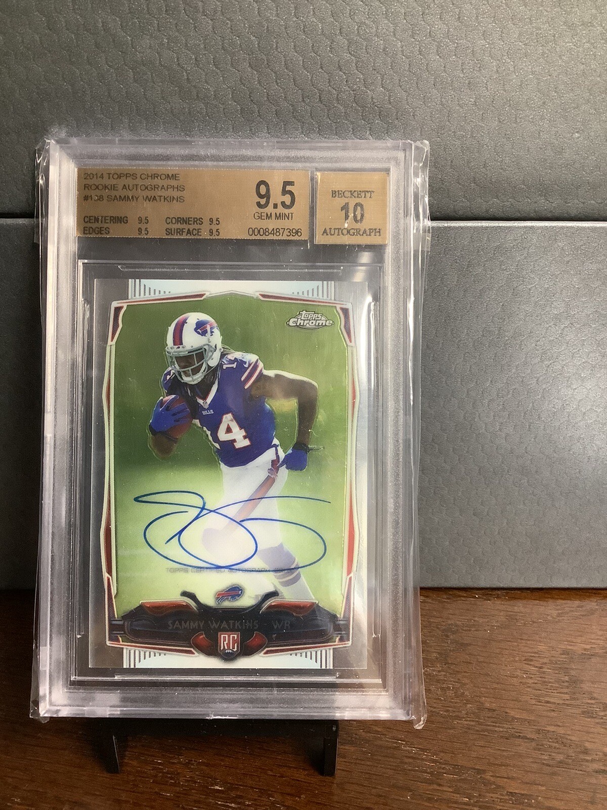 Sammy Watkins Topps Chrome Rookie Die-Cut #SW Autograph