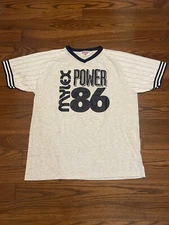 Mylex Power 86 Shirt Size Large Dodger Brand Vintage Made In USA