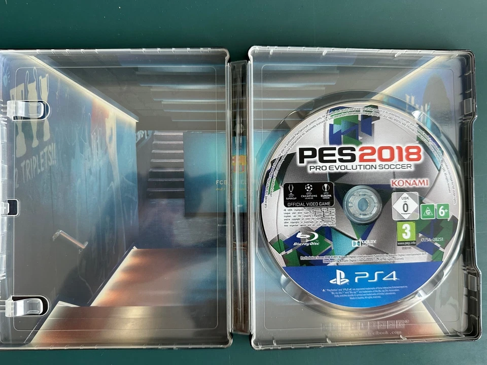 ps4 PES 2018 Steelbook Edition Pro Evolution Soccer Game REGION FREE - Image 3 of 3