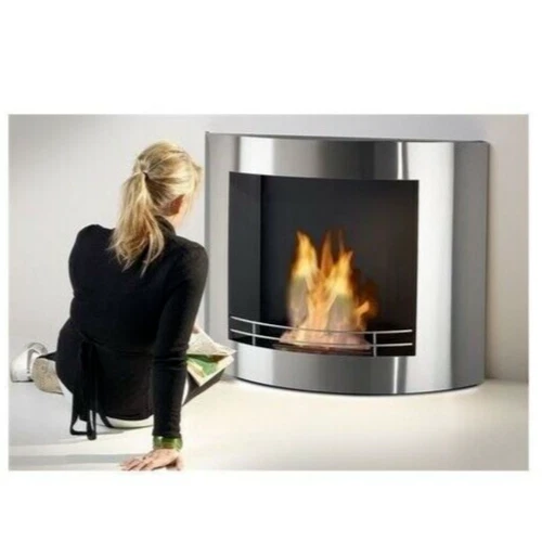 Biocamino bio etanolo Bio camino Detrazione fiscale fd60s argento Coupon sconto - Immagine 2 di 4