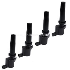 Produktbild - 4* Zündspule Zündmodul Stabzündspule für Ford Focus  Mazda 3 Volvo S40  2.0L