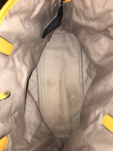 Marc by Marc Jacobs Metropolitote Yellow & White Straw Tote Bag - Picture 2 of 12