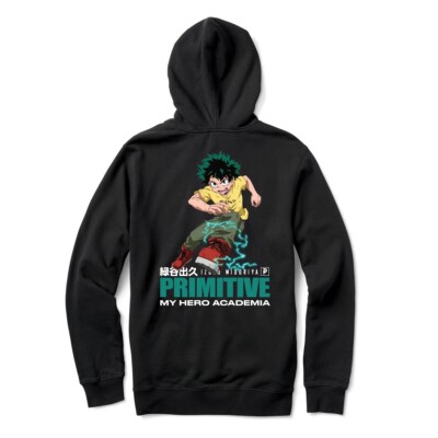 MY HERO ACADEMIA X PRIMITIVE FULL COWL PULLOVER HOODIE