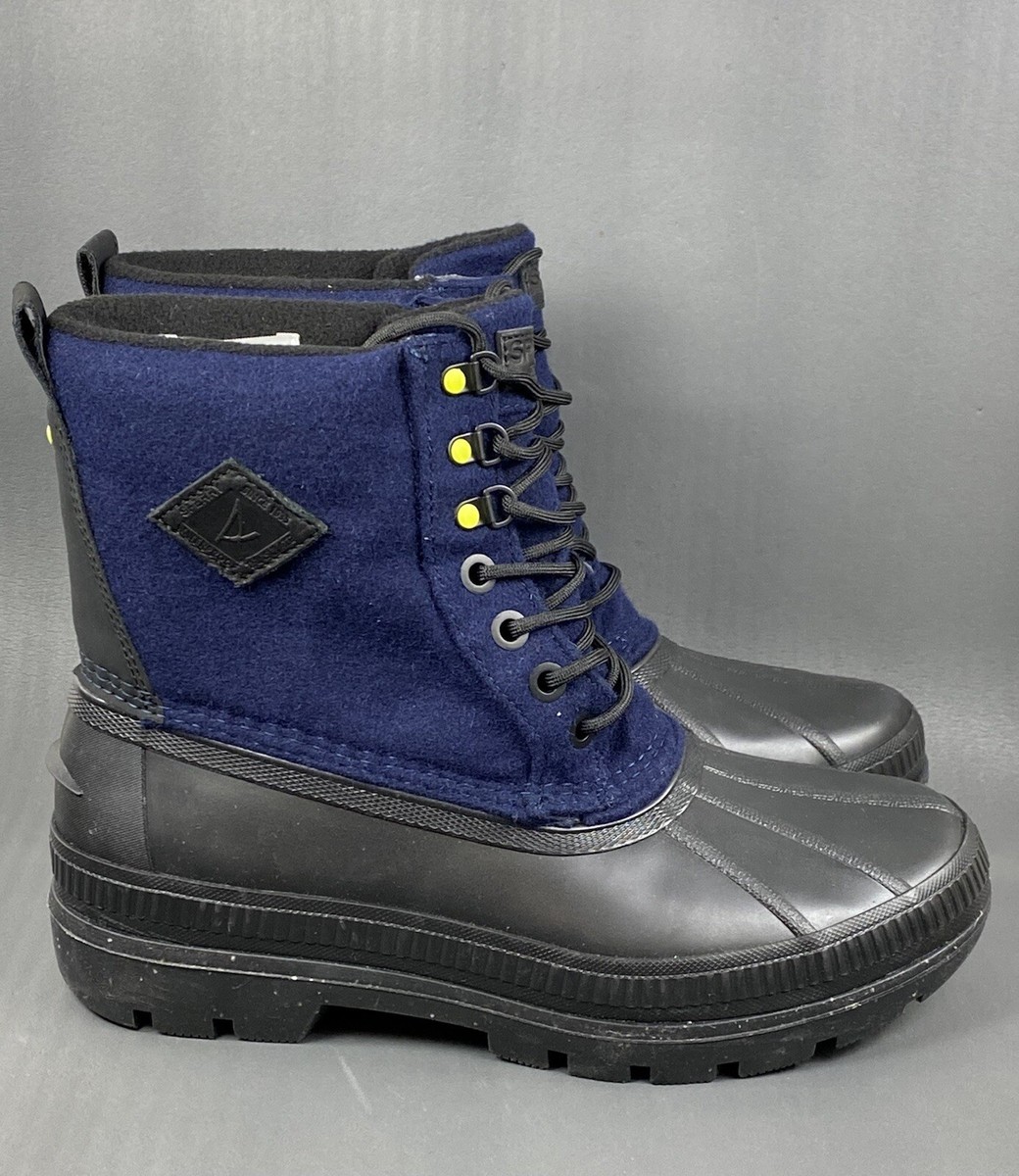 SPERRY Seacycled Ice Bay Boot Wool Blend Upper Navy Sperry | Shoes | Sperry Top Sider Mens Ice Bay Blue Snow  main image 2