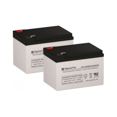 Shoprider Start (GK3) Battery Replacement Kit - 2 Pack 12V 12AH AGM