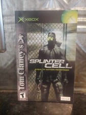 Tom Clancy's SPLINTER CELL MicroSoft XBOX Original UBISOFT Game Instruction Book