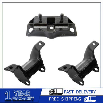 Westar-Manual Trans & Engine Motor Mount 3X For 1966 MUSTANG V8 4.7L 289cid