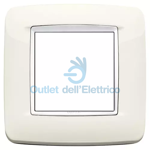 VIMAR 20672.B01 PLACCA ROUND 2M BIANCO ARTICO