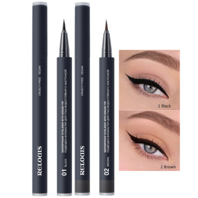 Relouis Black Brown Waterproof Eyeliner - Vegan, Cruelty Free