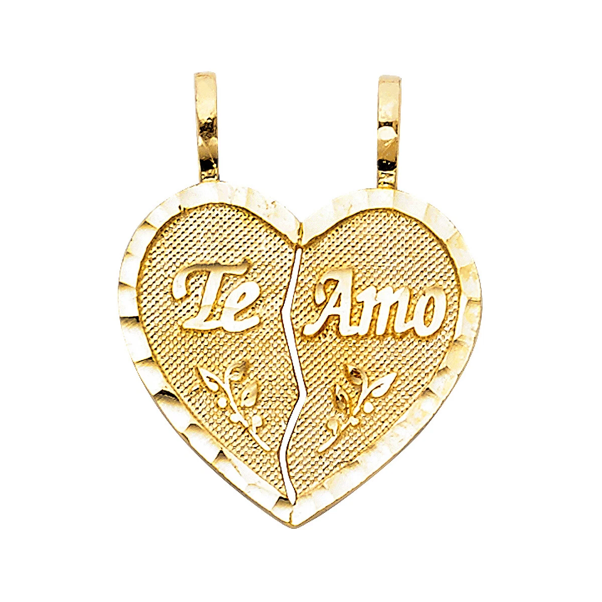 Te amo 2024 matching necklaces