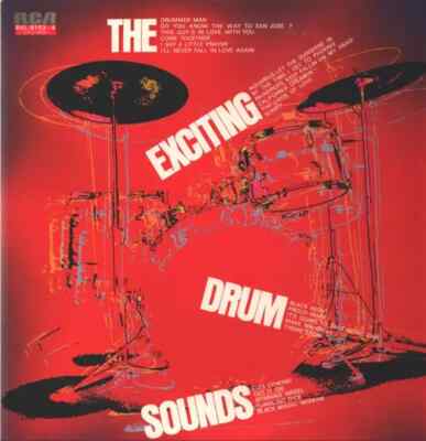 2xLP Richard Gold Orchestra The Exciting Drum Sounds JAPAN NEAR MINT RCA